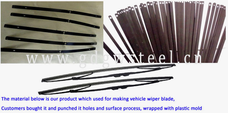Wiper blade steel strip China Manufacturer
